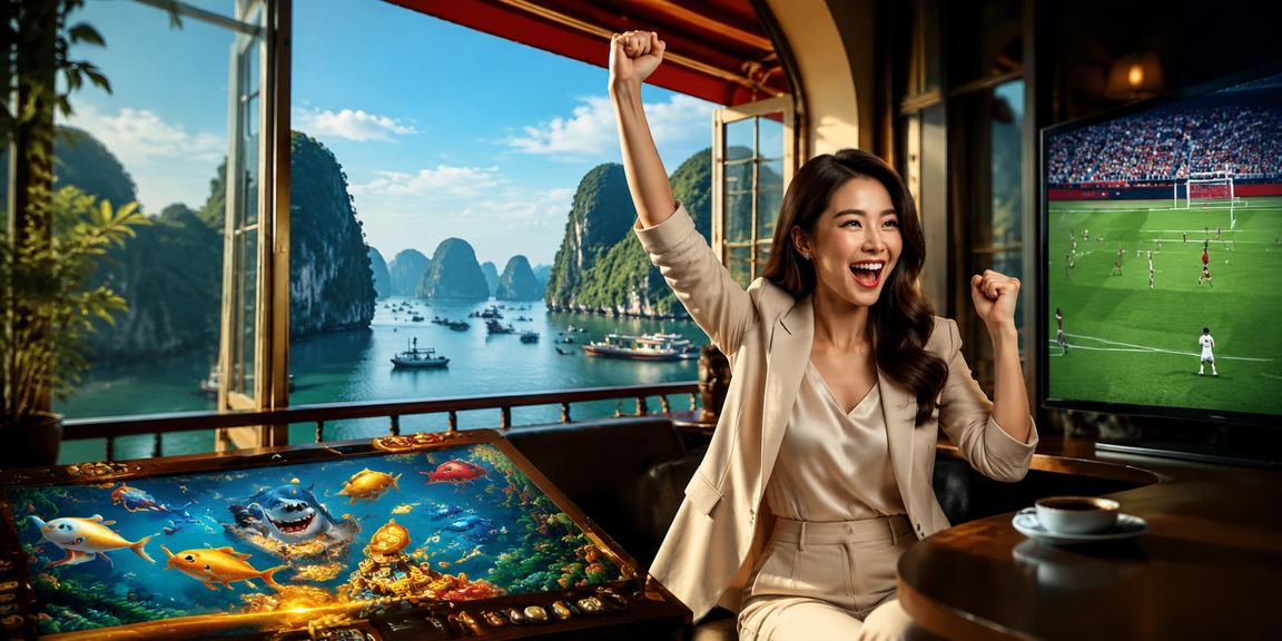 Cảnh quan Hạ Long Bay kết hợp trải nghiệm giải trí trực tuyến và thể thao điện tử tại Việt Nam